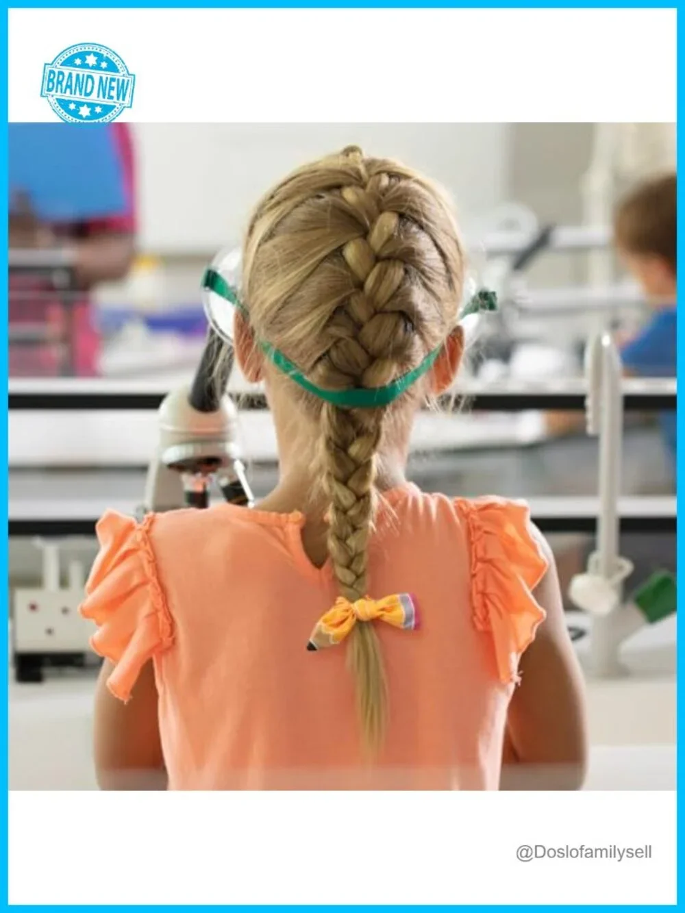 4-Pack Pencil Hair Bow Clips Headband Accessories Set Back to School Hair Stuff